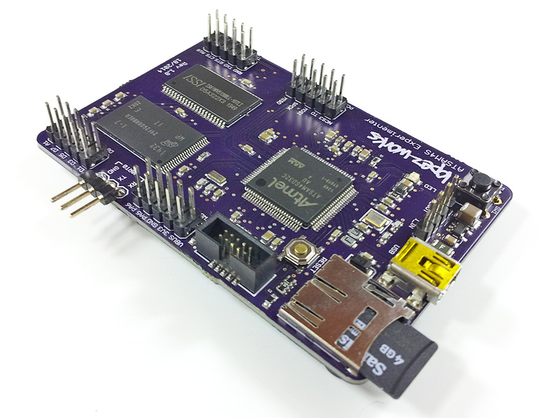 ARM Cortex-M4 atsam4s Single Board Computer SBC micro SD card