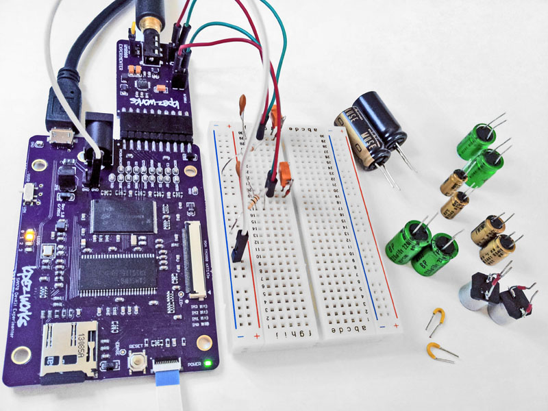 ARM Cortex-M7 audio i2s codec development capacitor selection