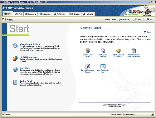 GUSDEX Main Screen - Edwin R. Lopez Portfolio